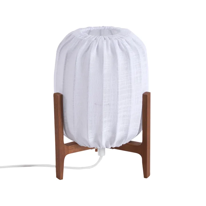 Lámpara de mesa Prisma - Dark ash-White, Mini Ø16 x 24,3 cm - Watt & Veke