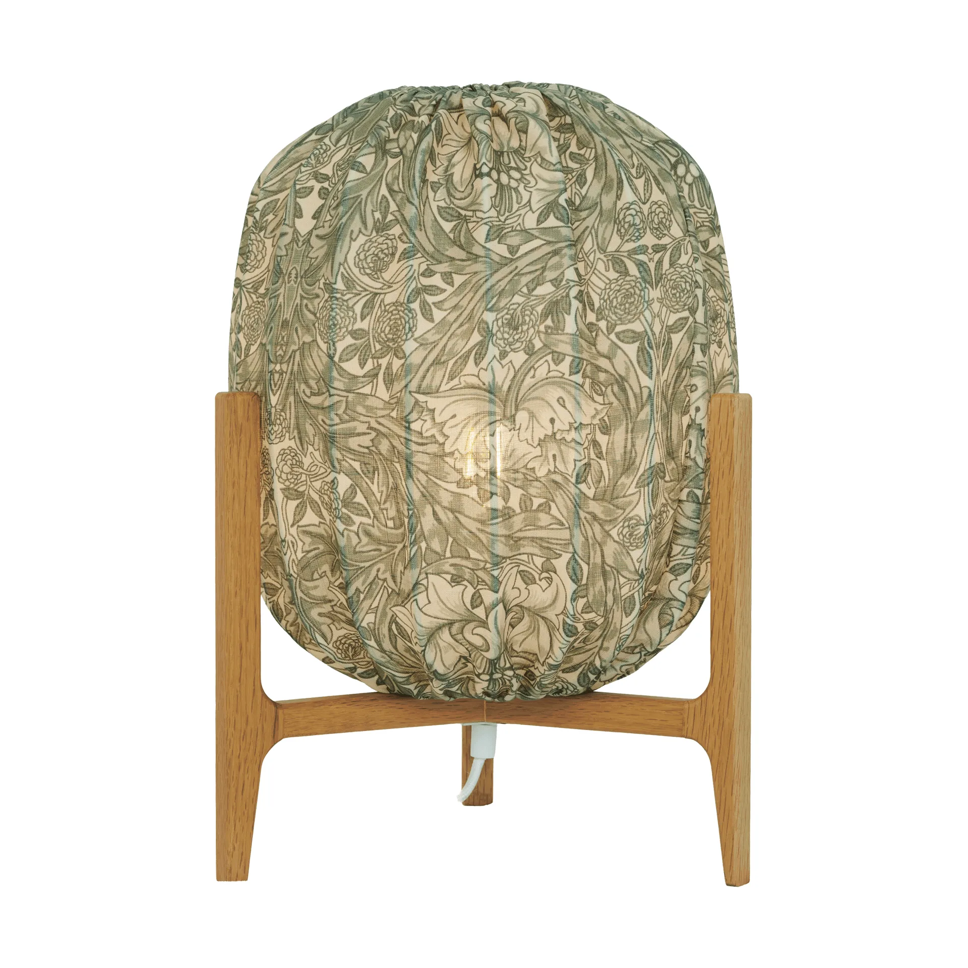 Lámpara de mesa Prisma, Oak-African marigold green, Ø27x42 cm Watt & Veke