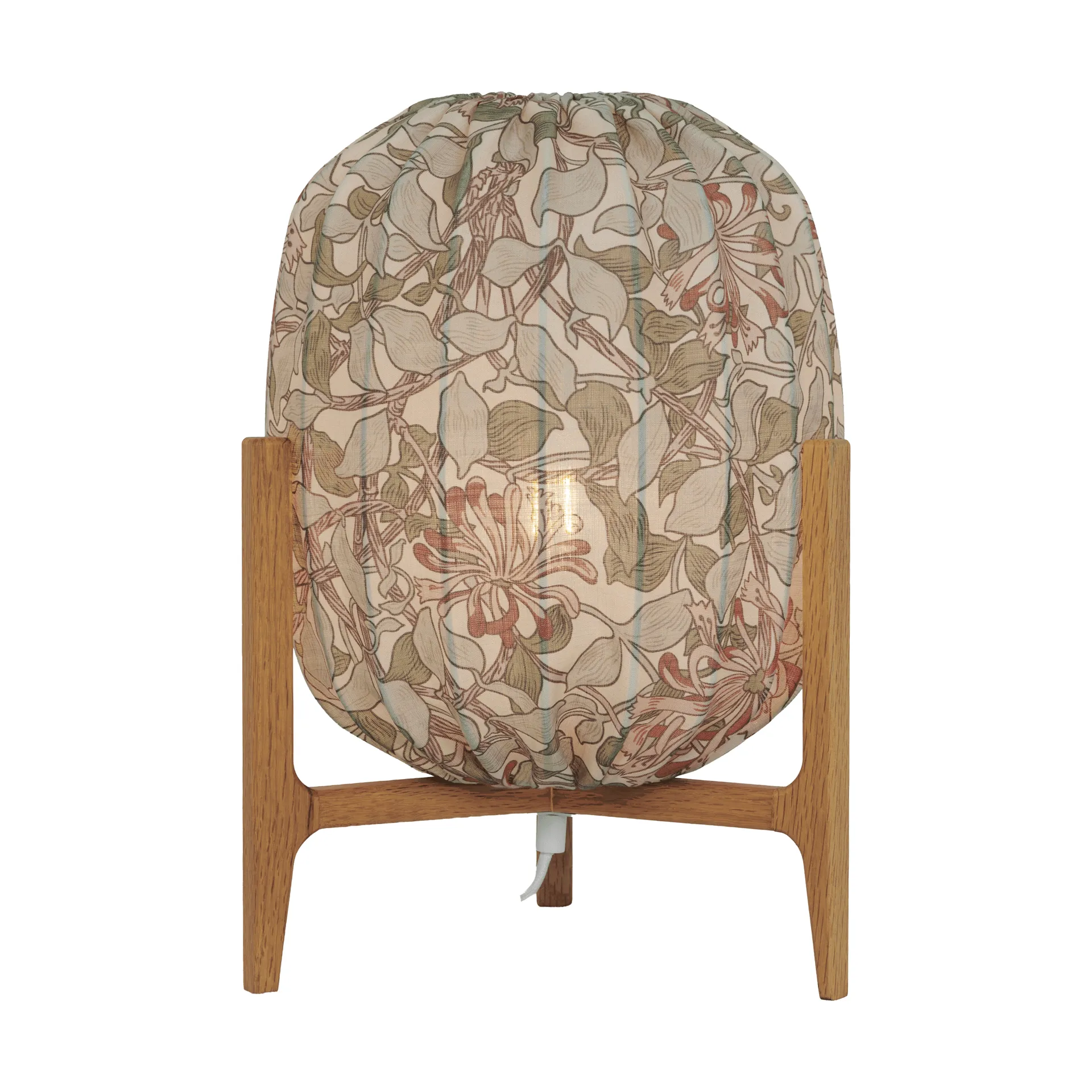 Lámpara de mesa Prisma, Oak-Honeysuckle beige, Ø27x42 cm Watt & Veke