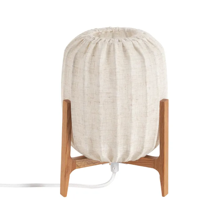 Lámpara de mesa Prisma - Oak-Natural, Mini Ø16 x 24,3 cm - Watt & Veke