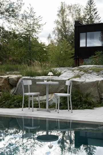 Lámpara de mesa Teya portátil - Offwhite, Ø15 x 26 cm - Watt & Veke