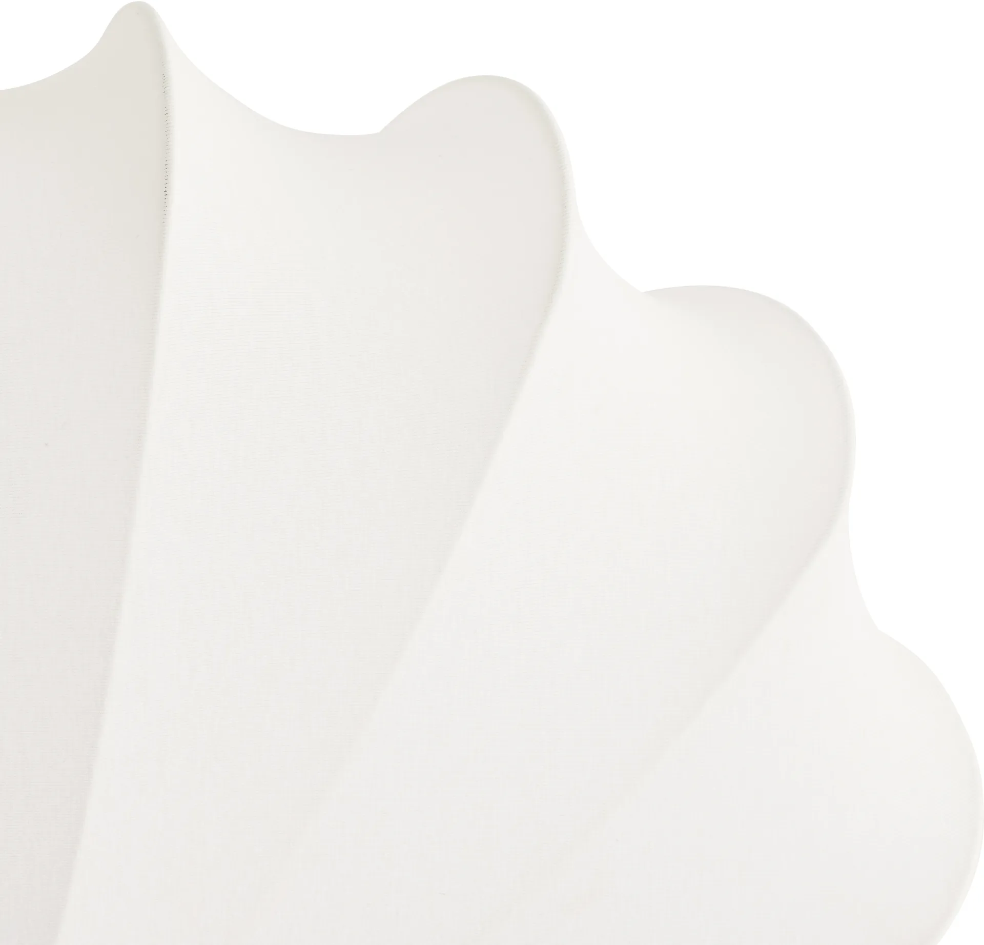 Lámpara de pared Anna L 54 cm, White cotton Watt & Veke