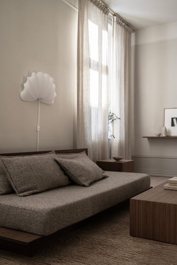Lámpara de pared Anna L 54 cm - White cotton - Watt & Veke
