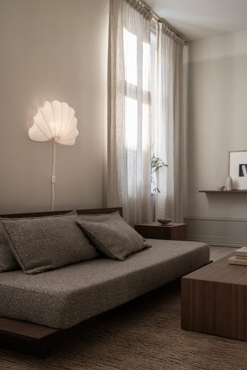 Lámpara de pared Anna L 54 cm - White cotton - Watt & Veke