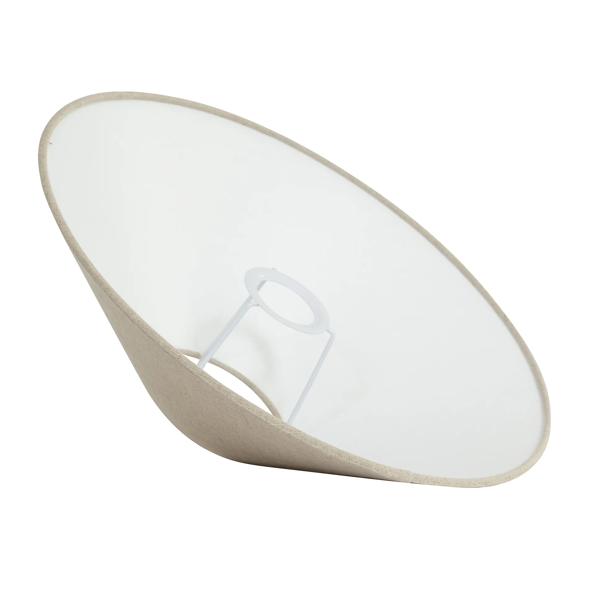 Pantalla de lámpara Basic flat Ø30 cm, Natural Watt & Veke