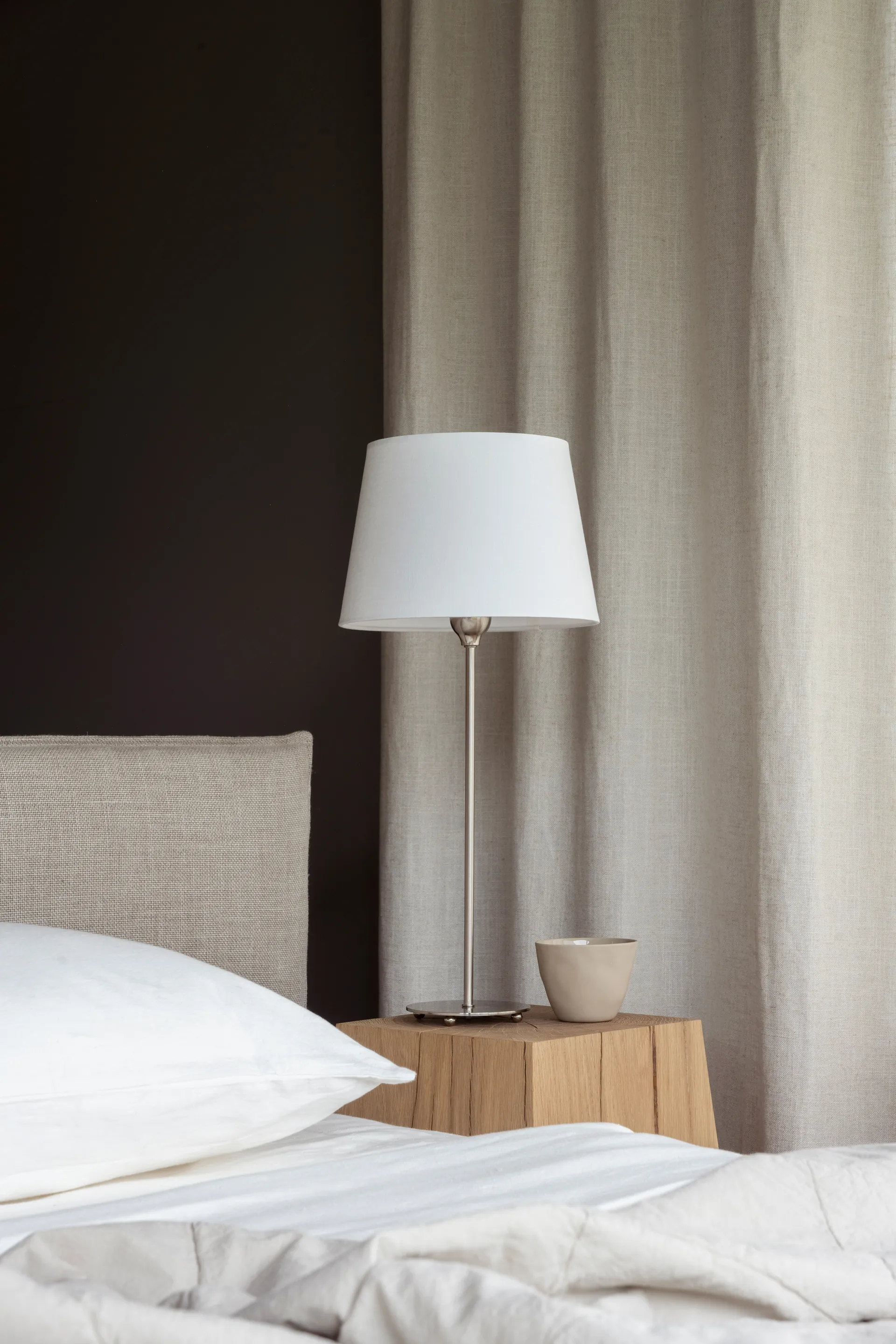 Pantalla de lámpara Basic stright Ø26 cm, White Watt & Veke