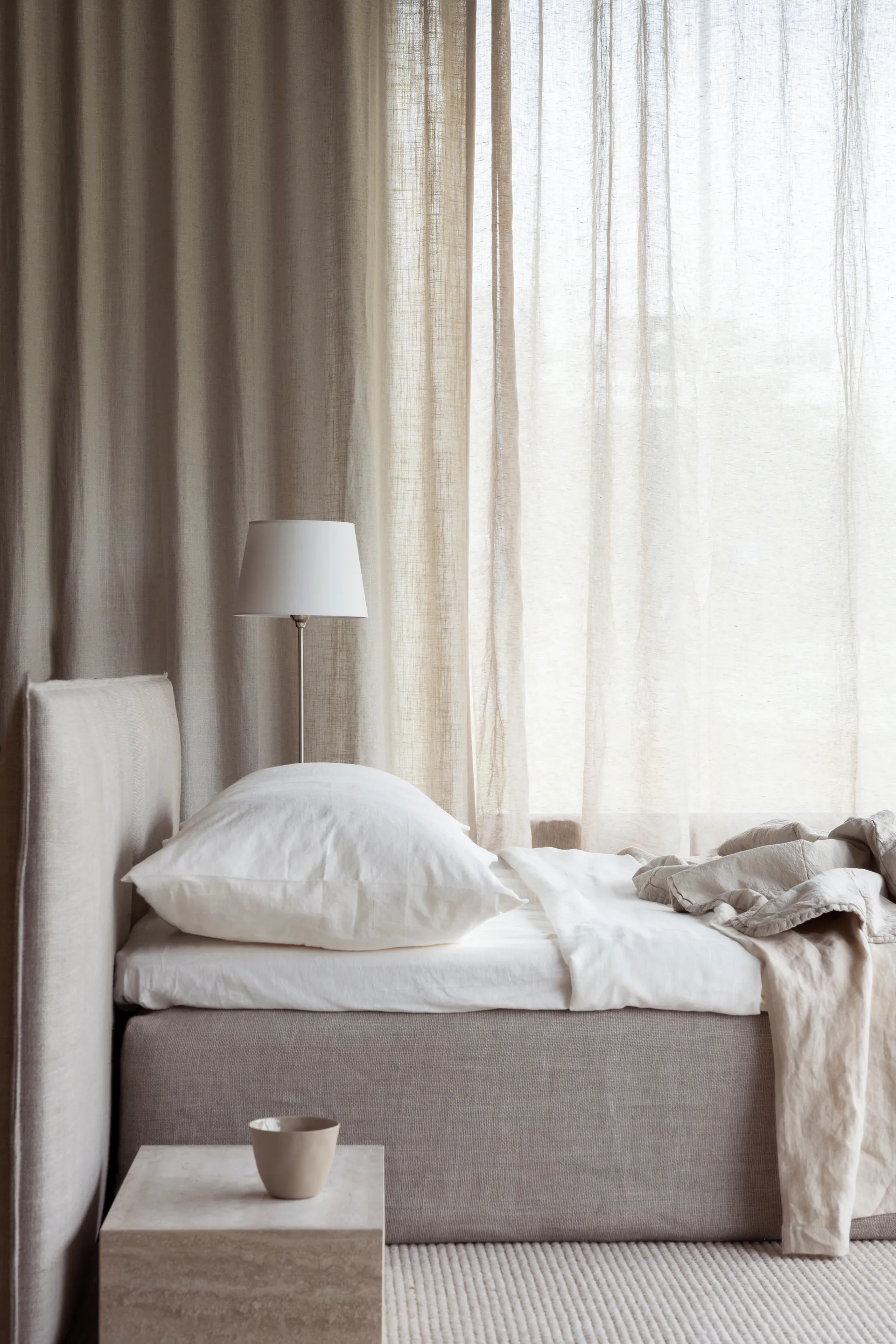 Pantalla de lámpara Basic stright Ø26 cm, White Watt & Veke