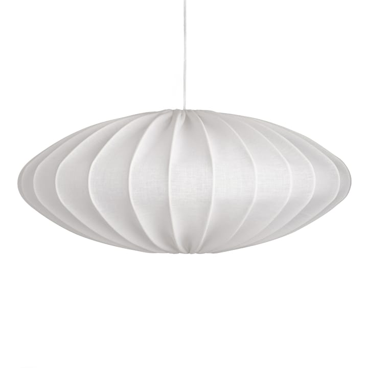 Pantalla de lámpara Ellipse P65 cm lino, blanco Watt & Veke