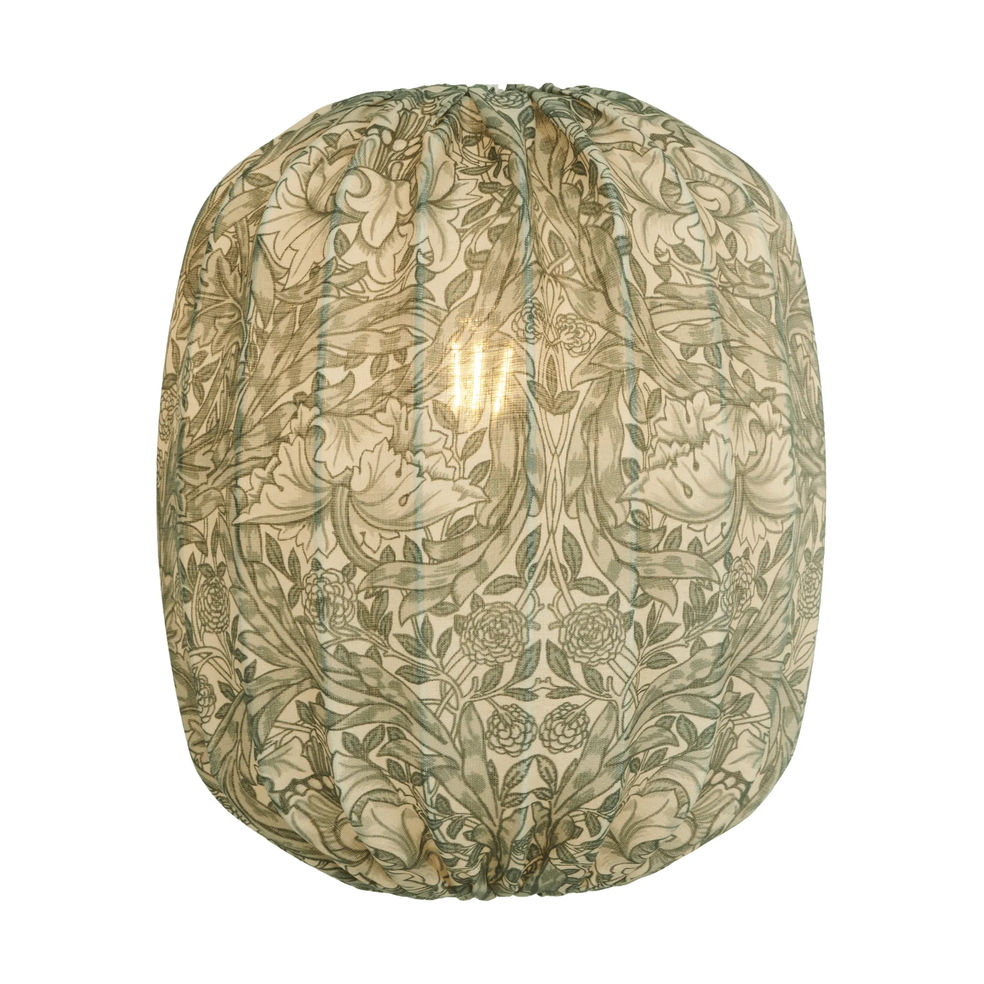 Pantalla de lámpara Prisma Ø25 cm linne, African marigold green Watt & Veke