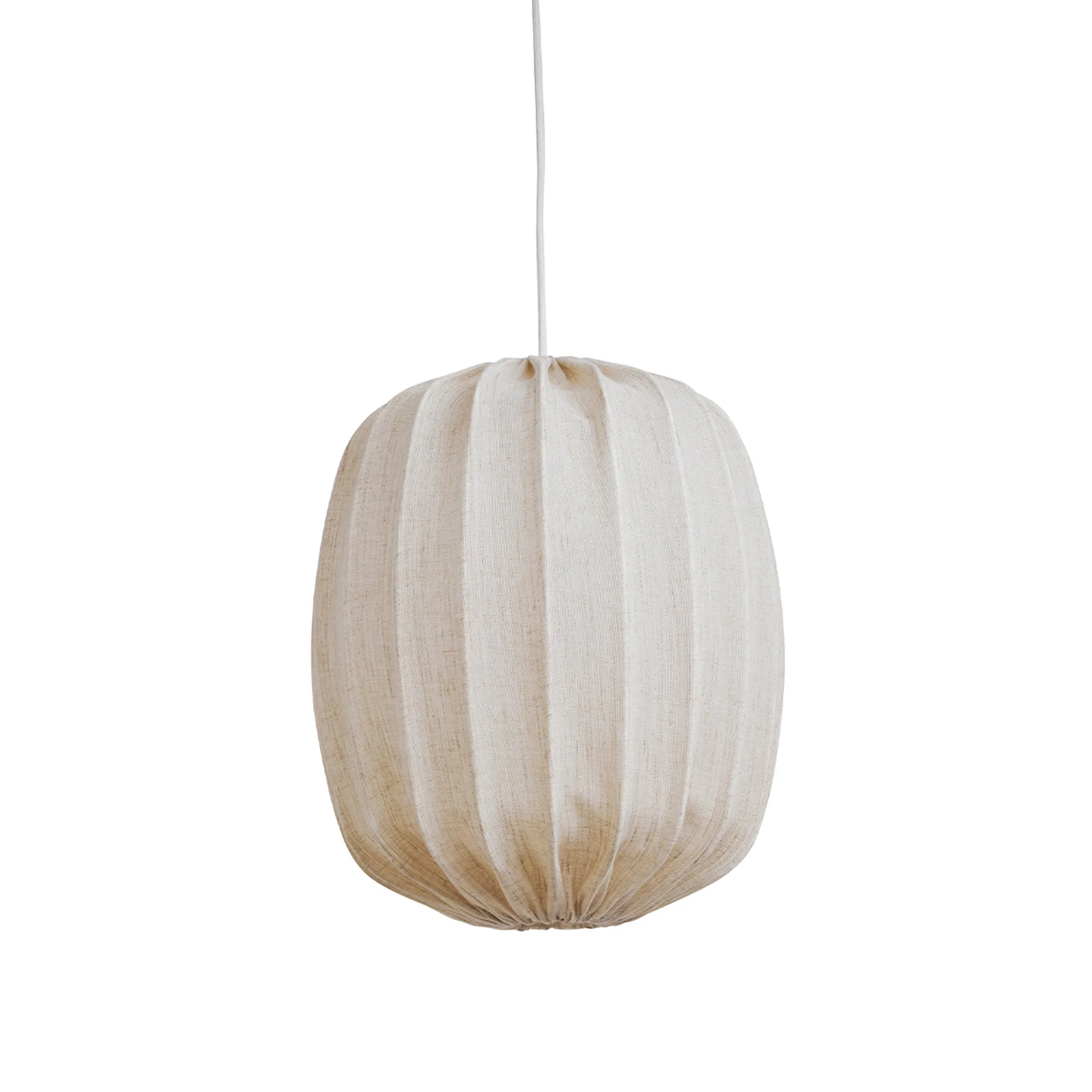 Pantalla de lámpara Prisma Ø25 cm linne, Natural Watt & Veke