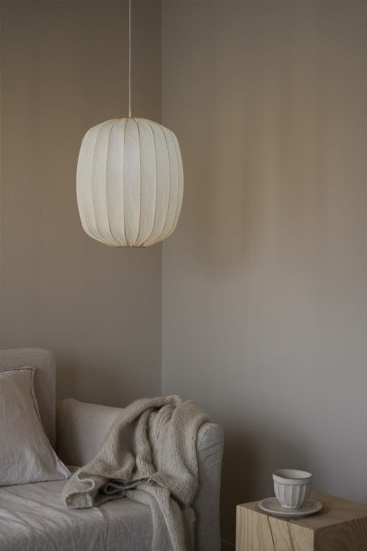 Pantalla de lámpara Prisma Ø35 cm linne, Natural Watt & Veke