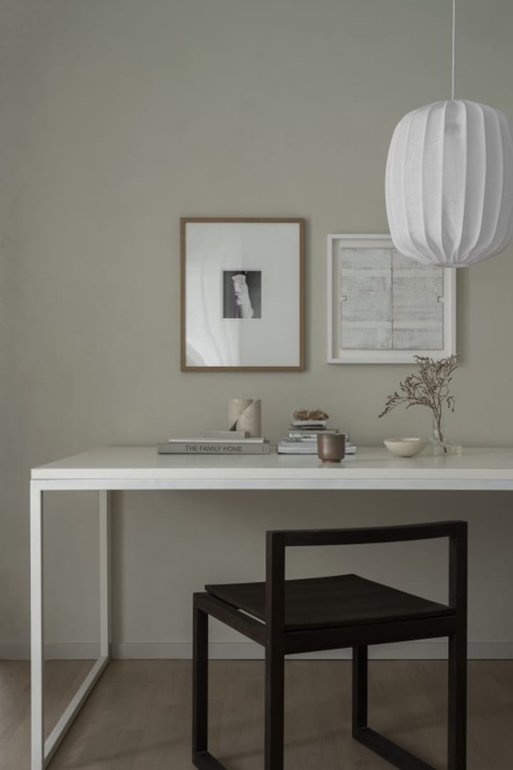 Pantalla de lámpara Prisma Ø35 cm linne, White Watt & Veke