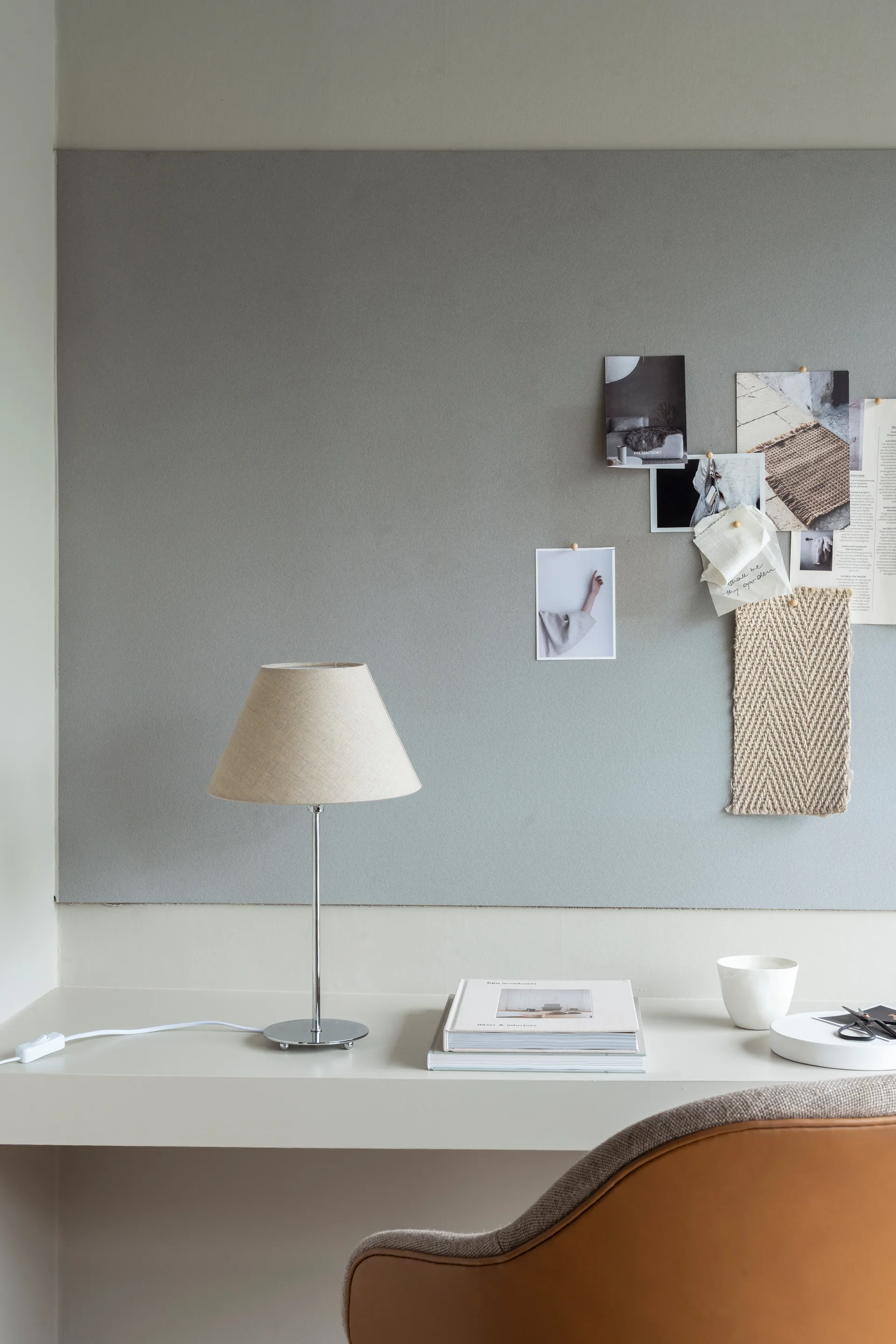 Pie de lámpara de mesa Line 35, Silver Watt & Veke