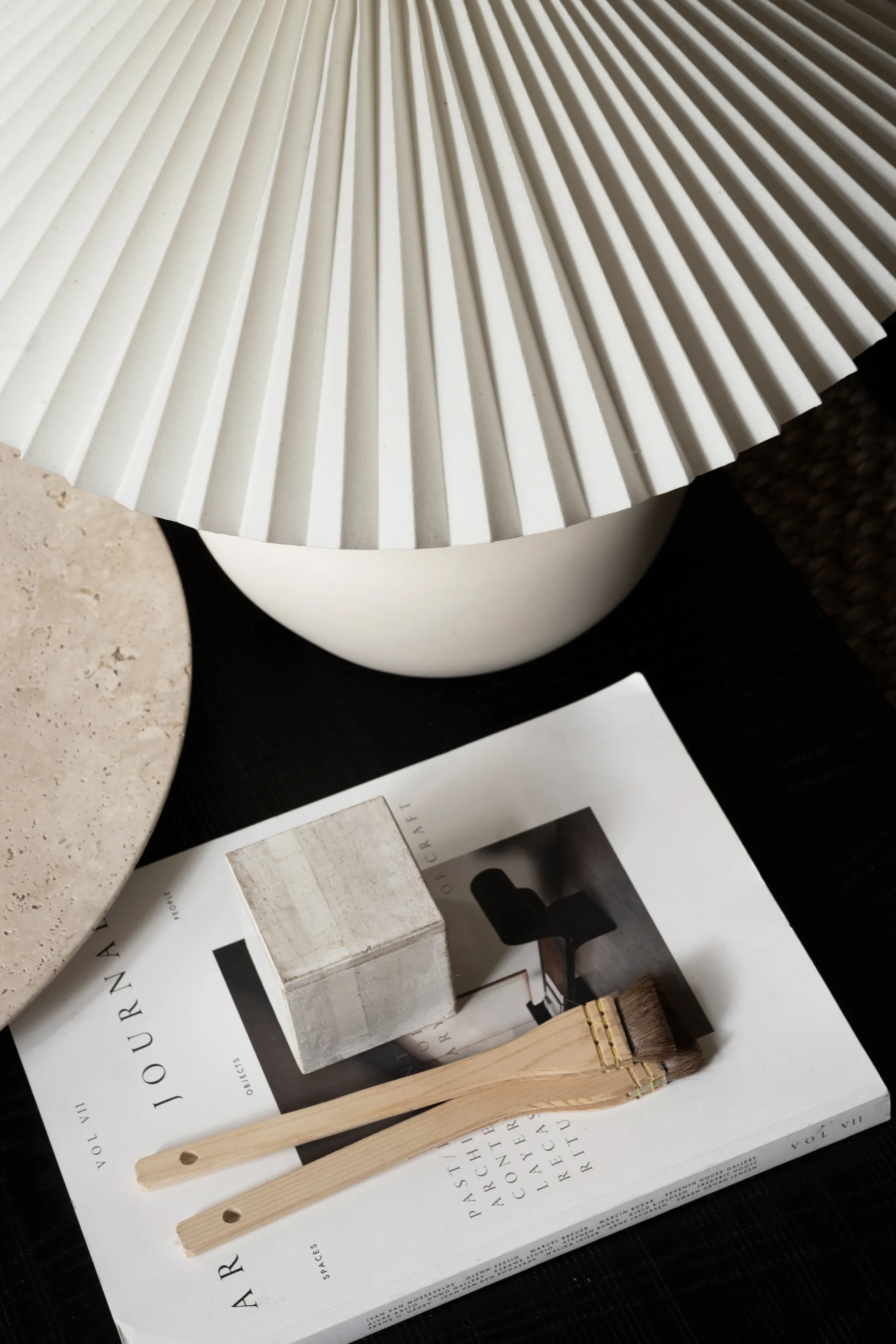 Pie de lámpara Mia 31 cm, White-ivory Watt & Veke