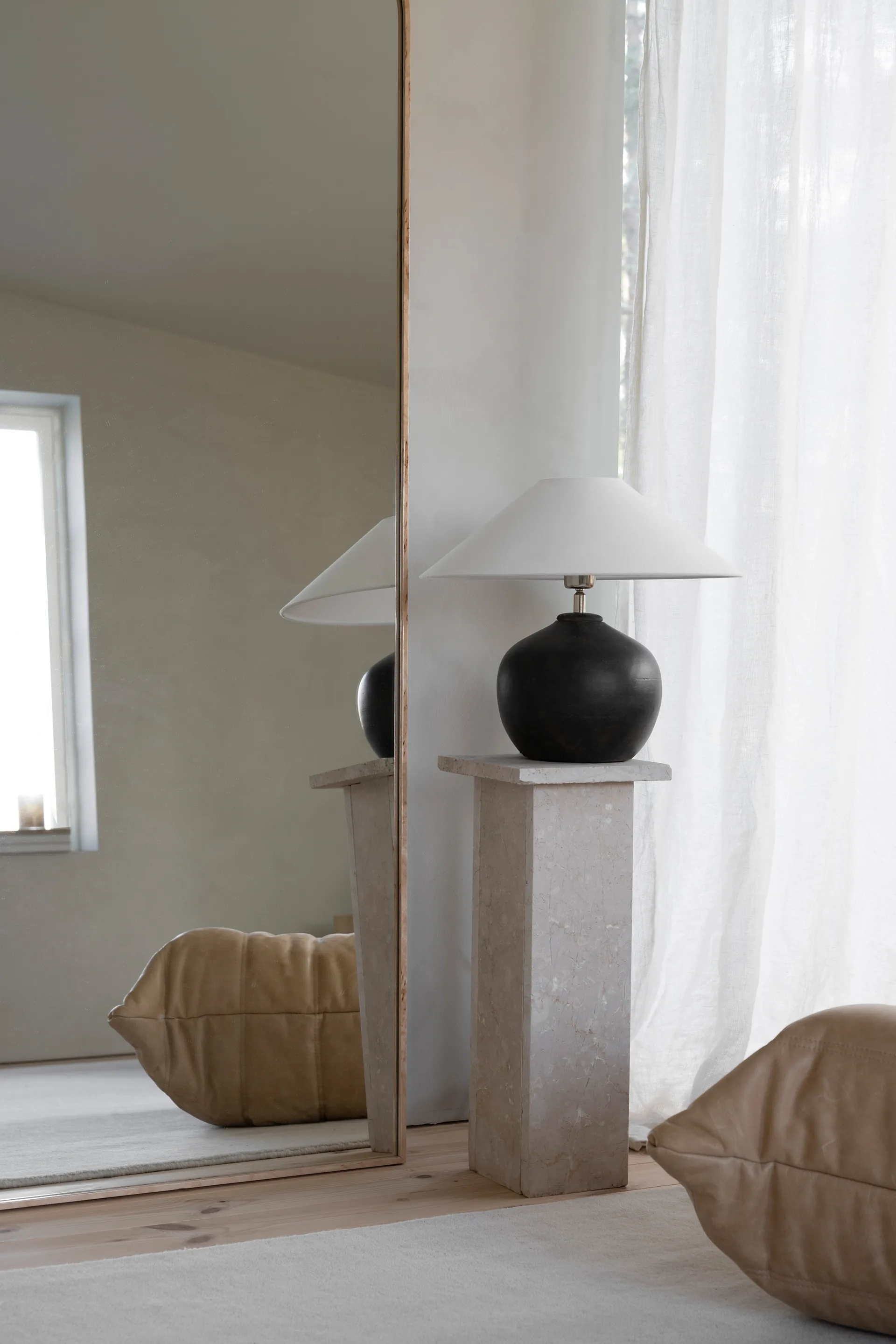 Pie de lámpara Mona 28 cm, Black Watt & Veke