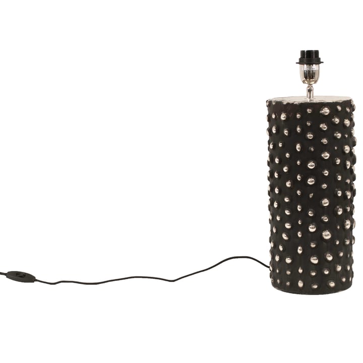 Pie de lámpara Peggy 28 cm, negro-plata Watt & Veke