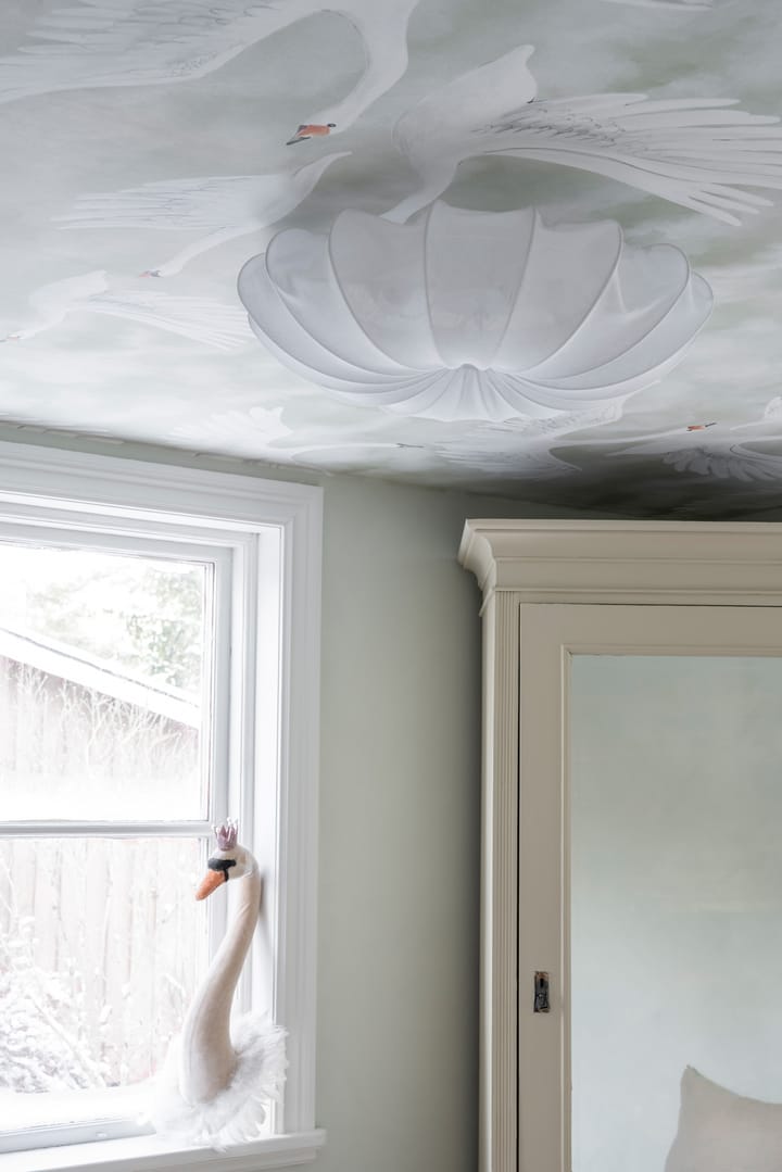 Plafón Anna lino Ø60 cm, blanco Watt & Veke