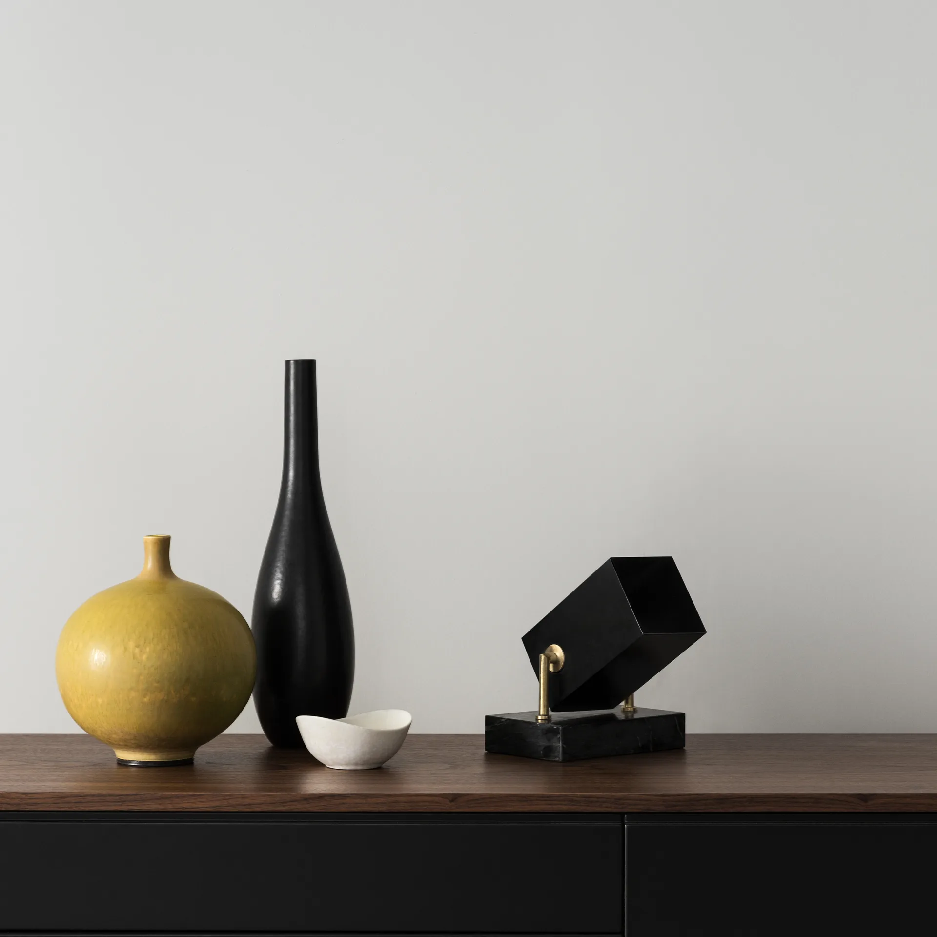 Spotlight de suelo Box, negro mate Watt & Veke