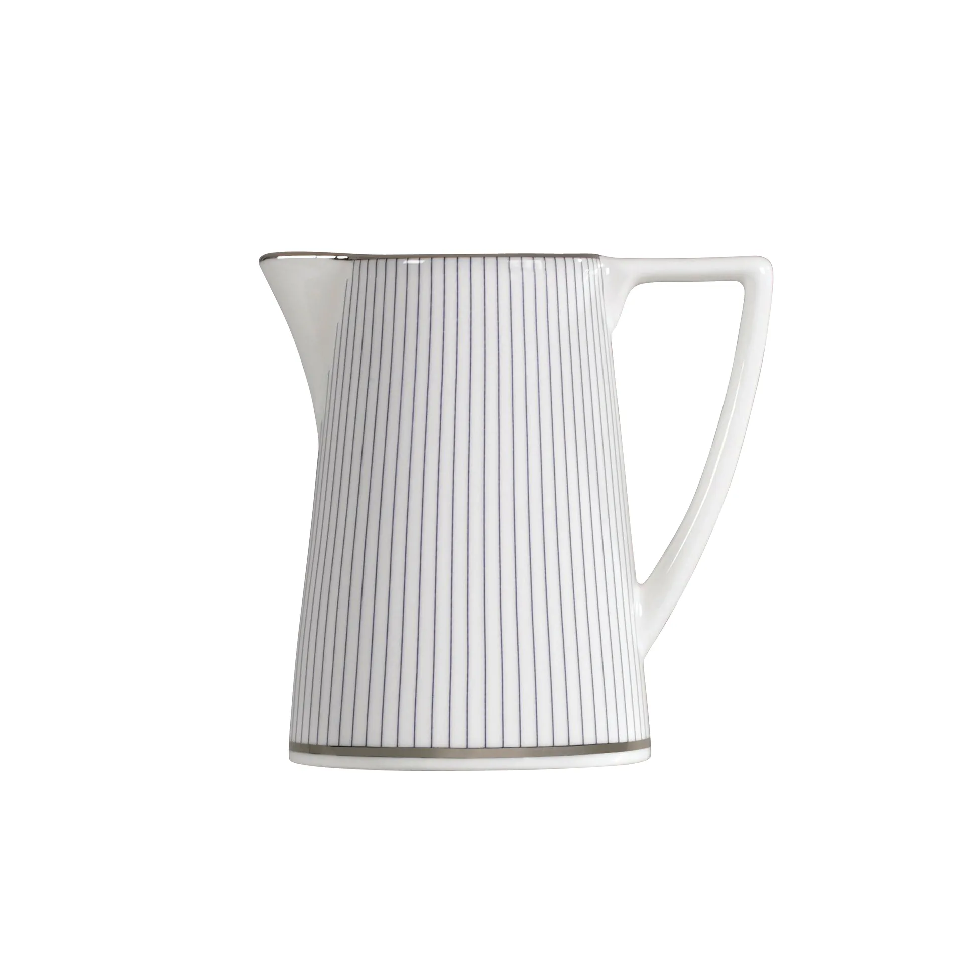 Jarra de leche Pin Stripe 20 cl, blanco Wedgwood