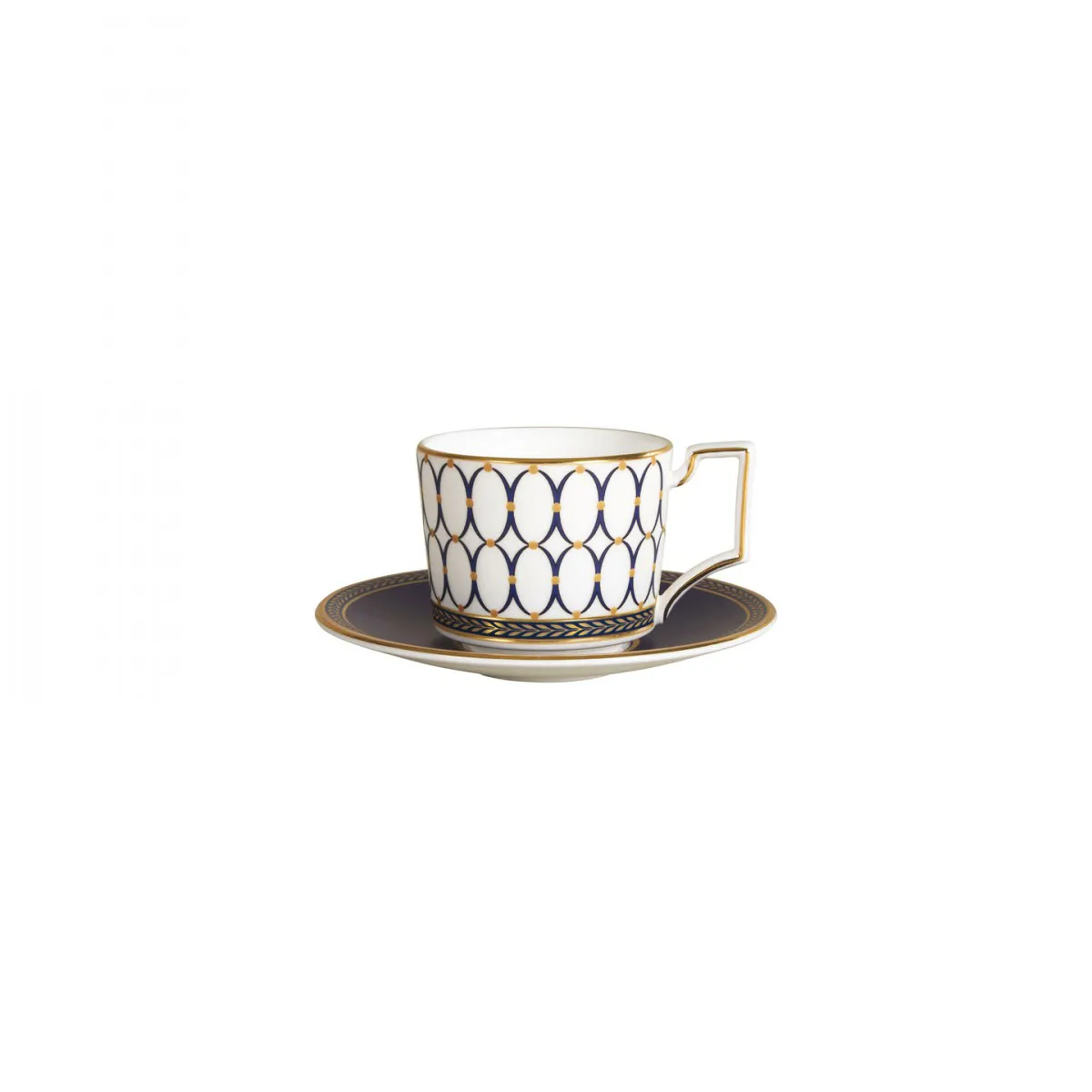 Platillo para taza espresso Renaissance Gold, azul Wedgwood