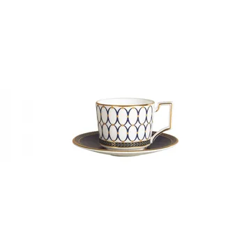 Platillo para taza espresso Renaissance Gold - azul - Wedgwood