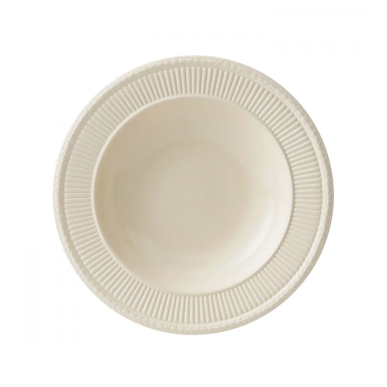 Plato hondo Edme Ø 25 cm, blanco Wedgwood