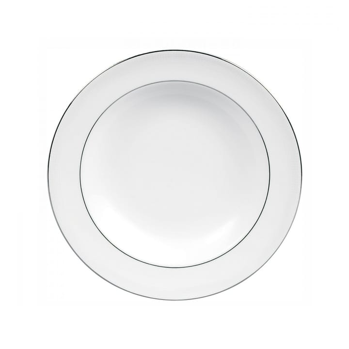 Plato hondo Vera Wang Blanc Sur Blanc, Ø 23 cm Wedgwood