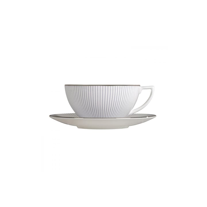 Plato para taza de té pequeña Pinstripe - blanco - Wedgwood