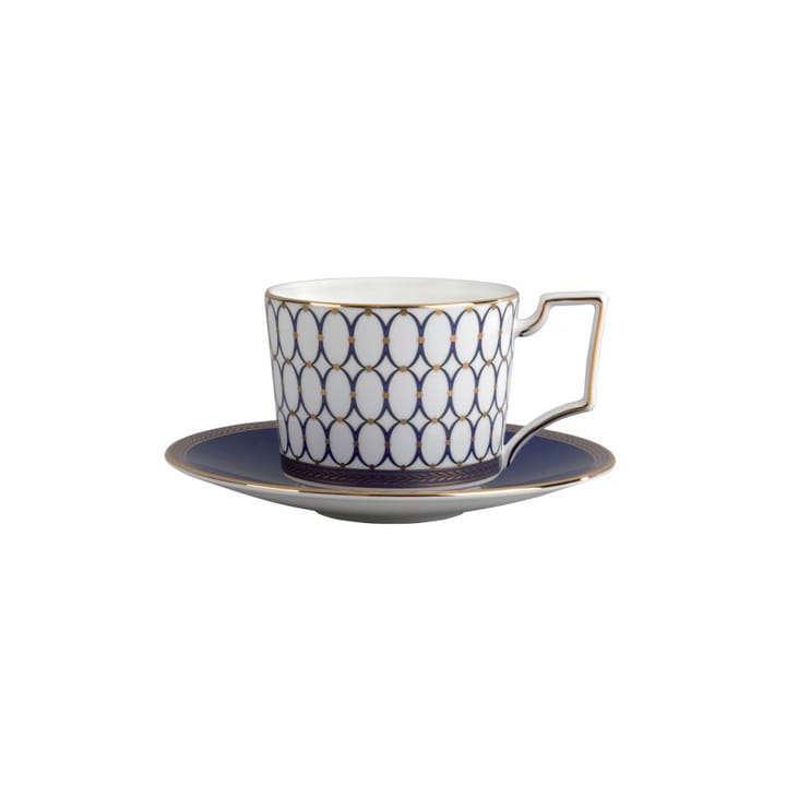 Plato para taza de té Renaissance Gold - azul - Wedgwood