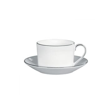 Plato para taza de té Vera Wang Blanc Sur Blanc - blanco - Wedgwood