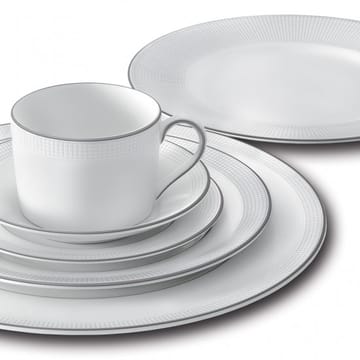 Plato para taza de té Vera Wang Blanc Sur Blanc - blanco - Wedgwood