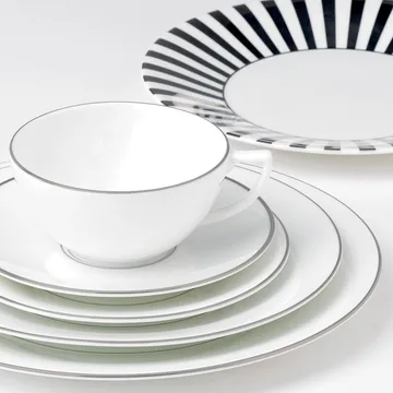 Plato Platinum blanco - Ø 18 cm - Wedgwood