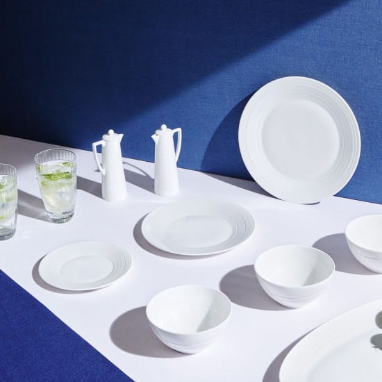 Plato White Strata, Ø 23 cm Wedgwood