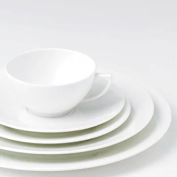 Plato White Strata - Ø 27 cm - Wedgwood