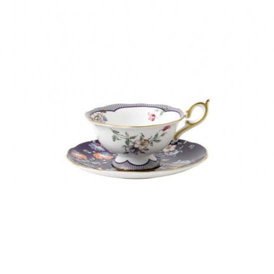 Taza de té pequeña y platillo Wonderlust - midnight garden - Wedgwood