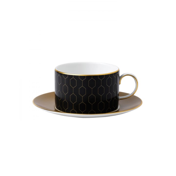 Taza de té y platillo Arris - honeycomb - Wedgwood