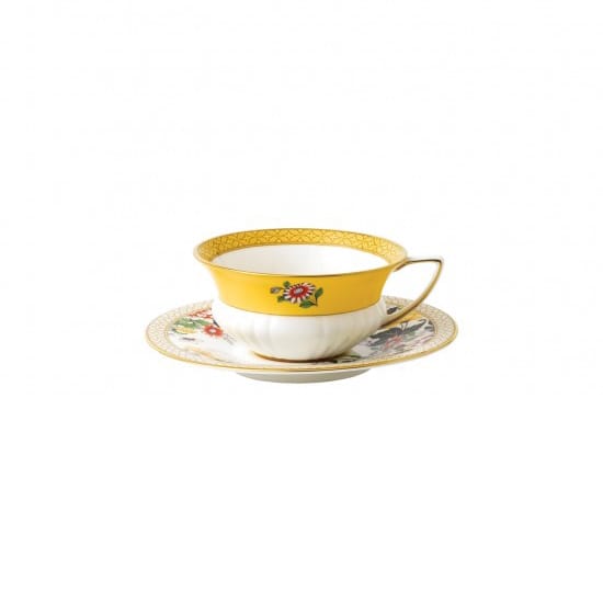 Taza de té y platillo Wonderlust - primrose - Wedgwood