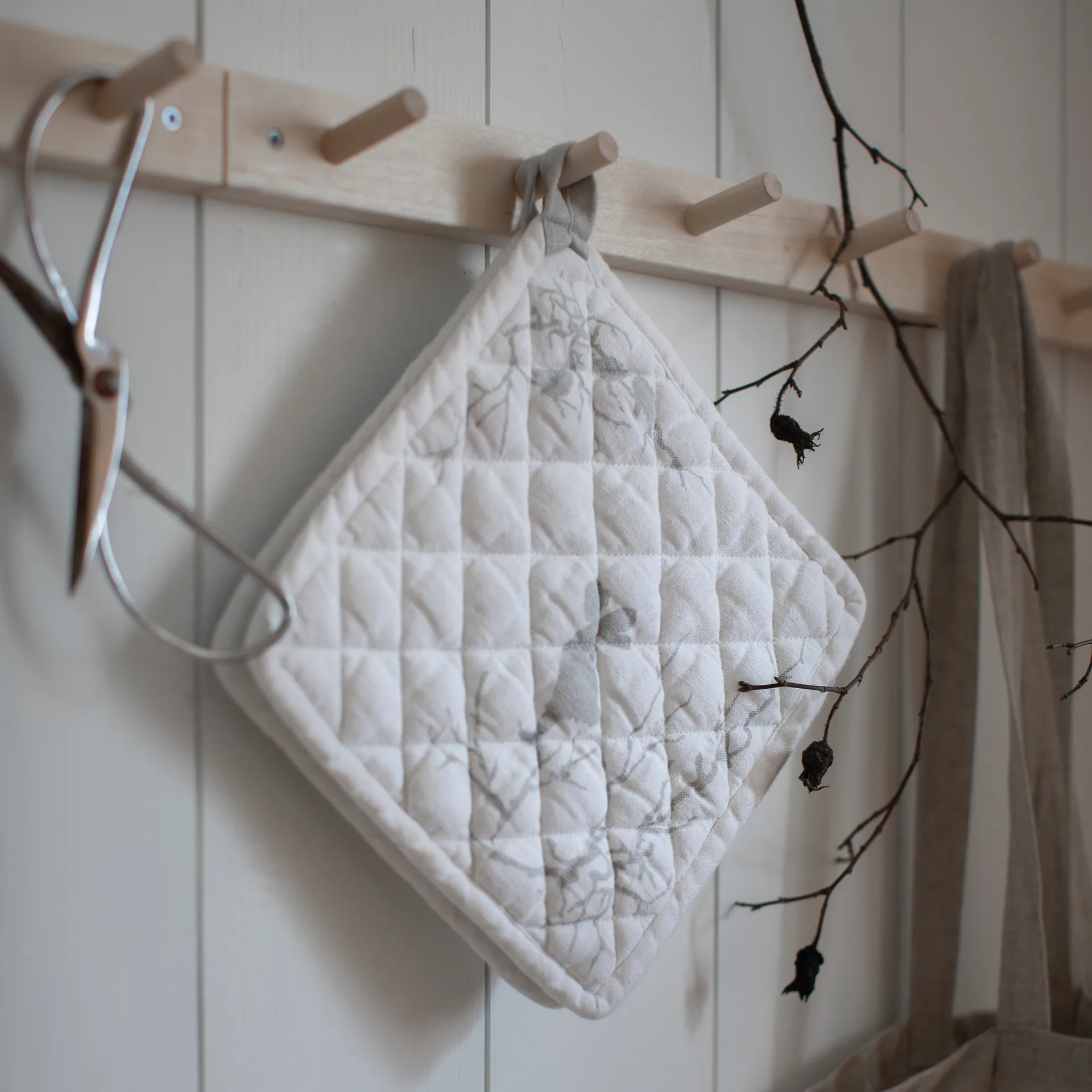 2 Agarradores Alv, blanco Wik & Walsøe