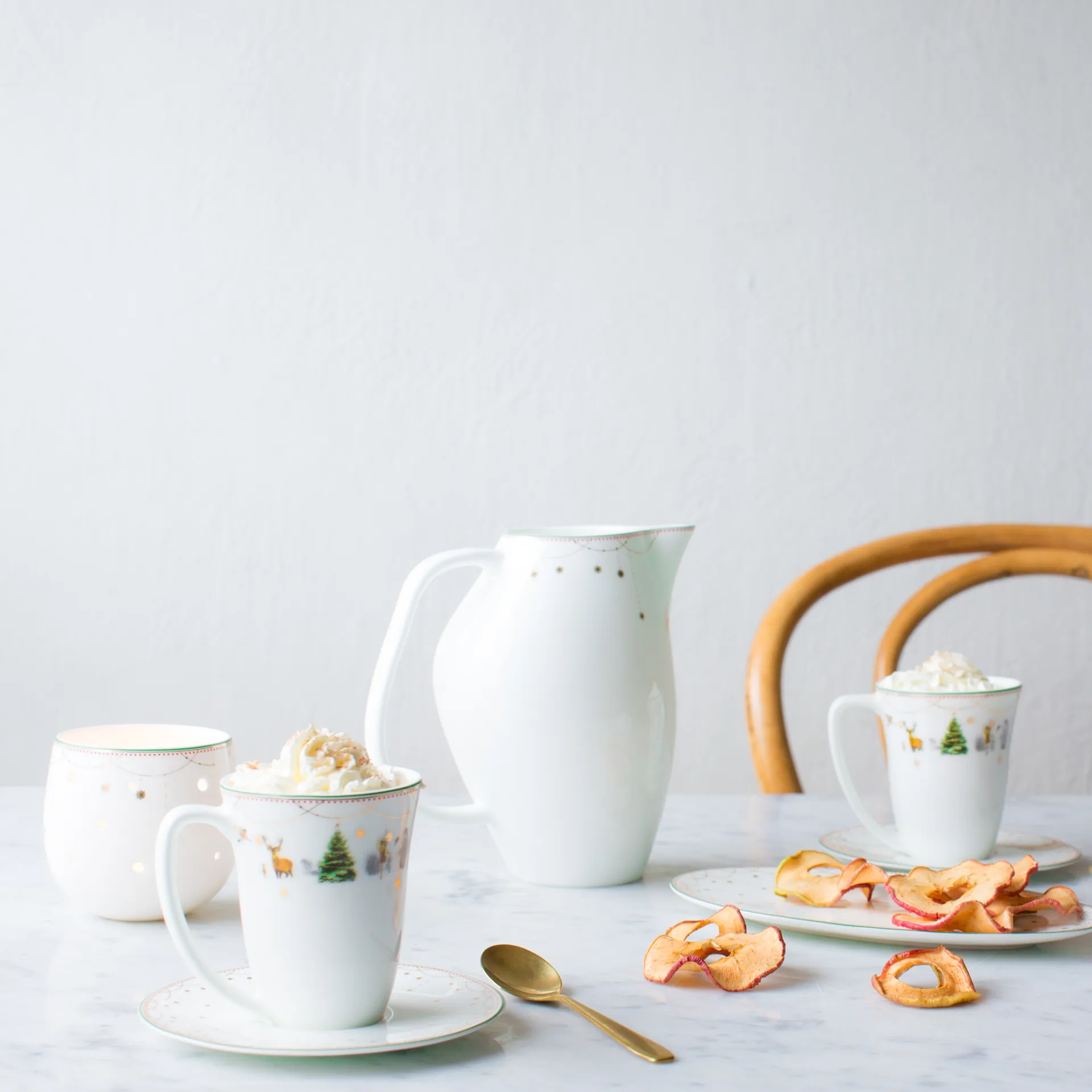 2 Tazas Julemorgen 30 cl, blanco Wik & Walsøe