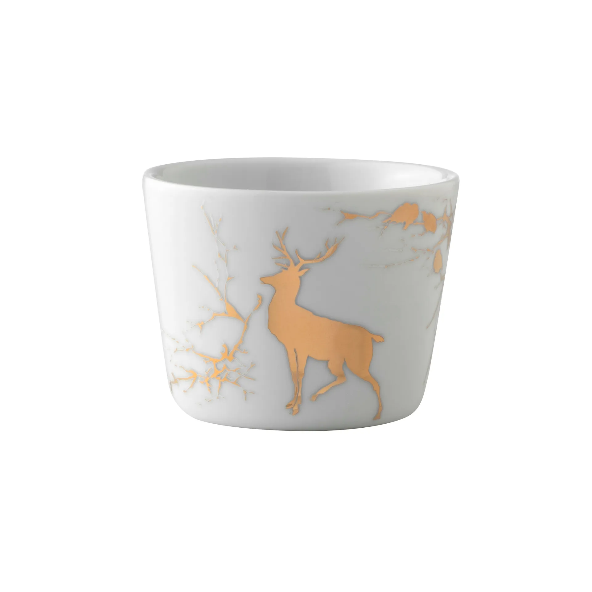 Bol Alveskog 9 cm, blanco-oro Wik & Walsøe