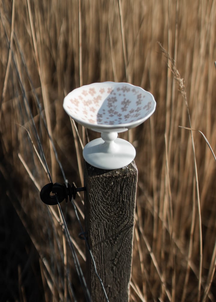 Bol con pie Slåpeblom Ø12 cm, Rosa Wik & Walsøe