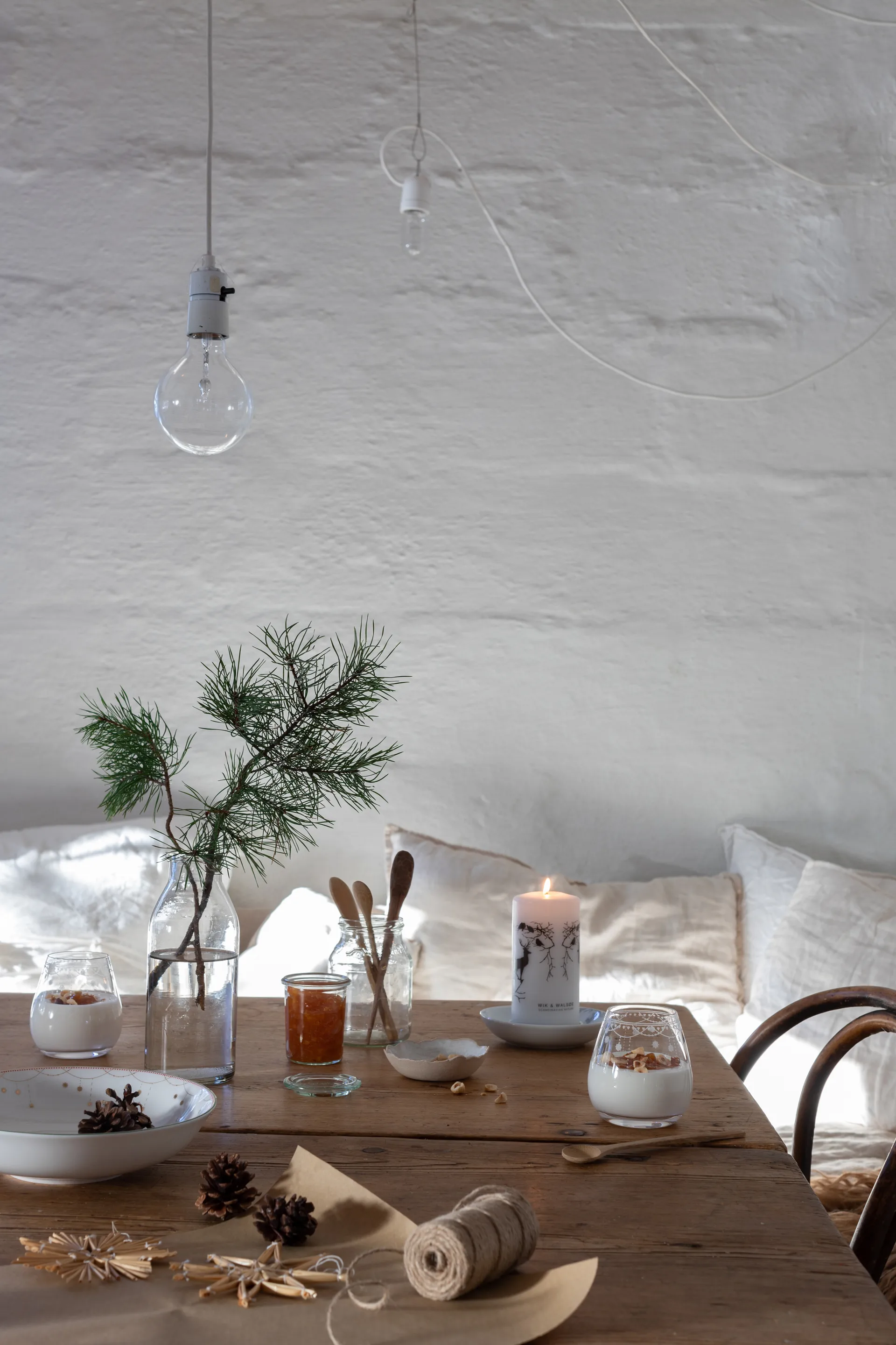 Bol para servir bajo Julemorgen, Ø22 cm Wik & Walsøe