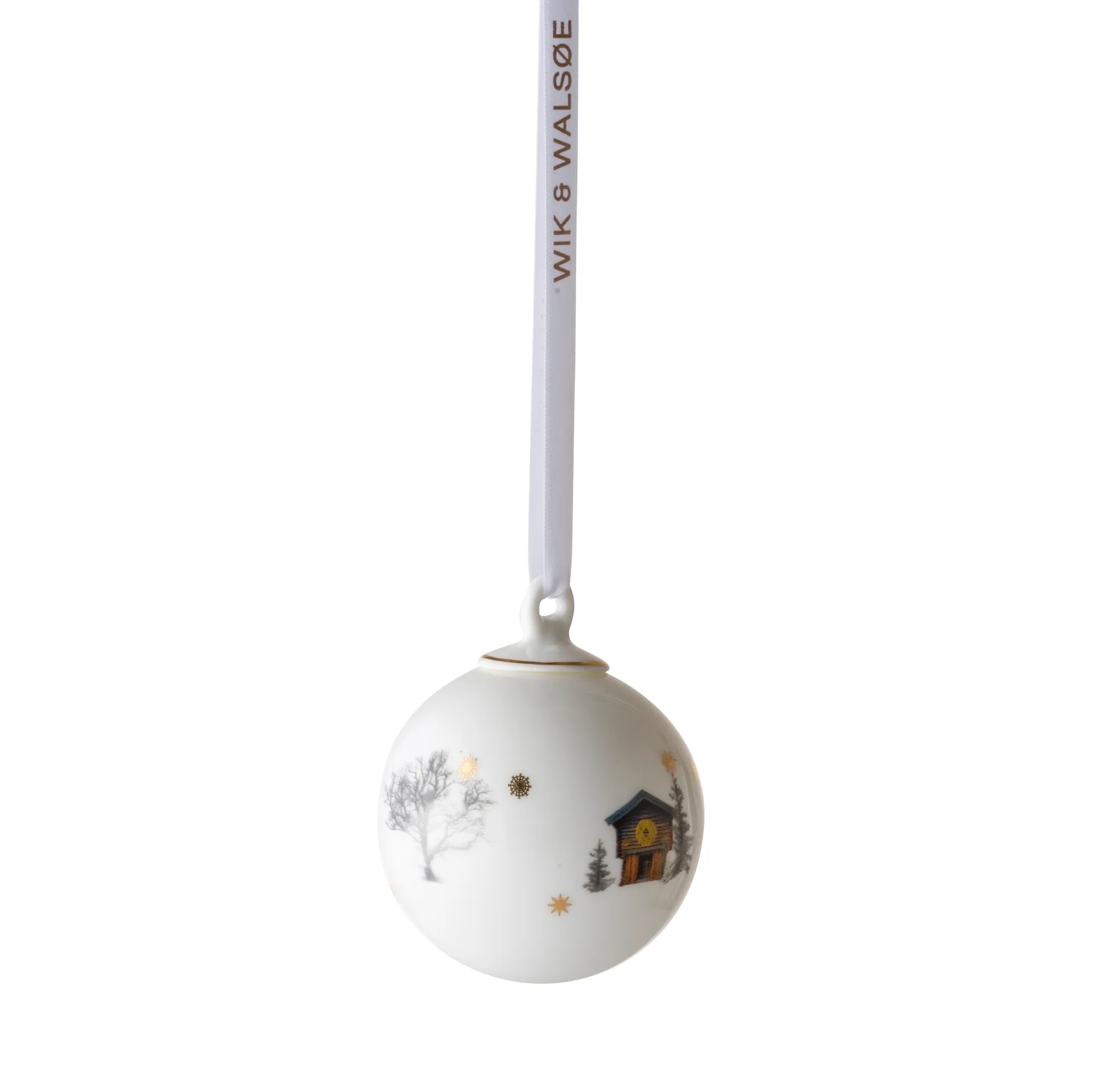 Bola de navidad Julemorgen pequeña, refugio Wik & Walsøe