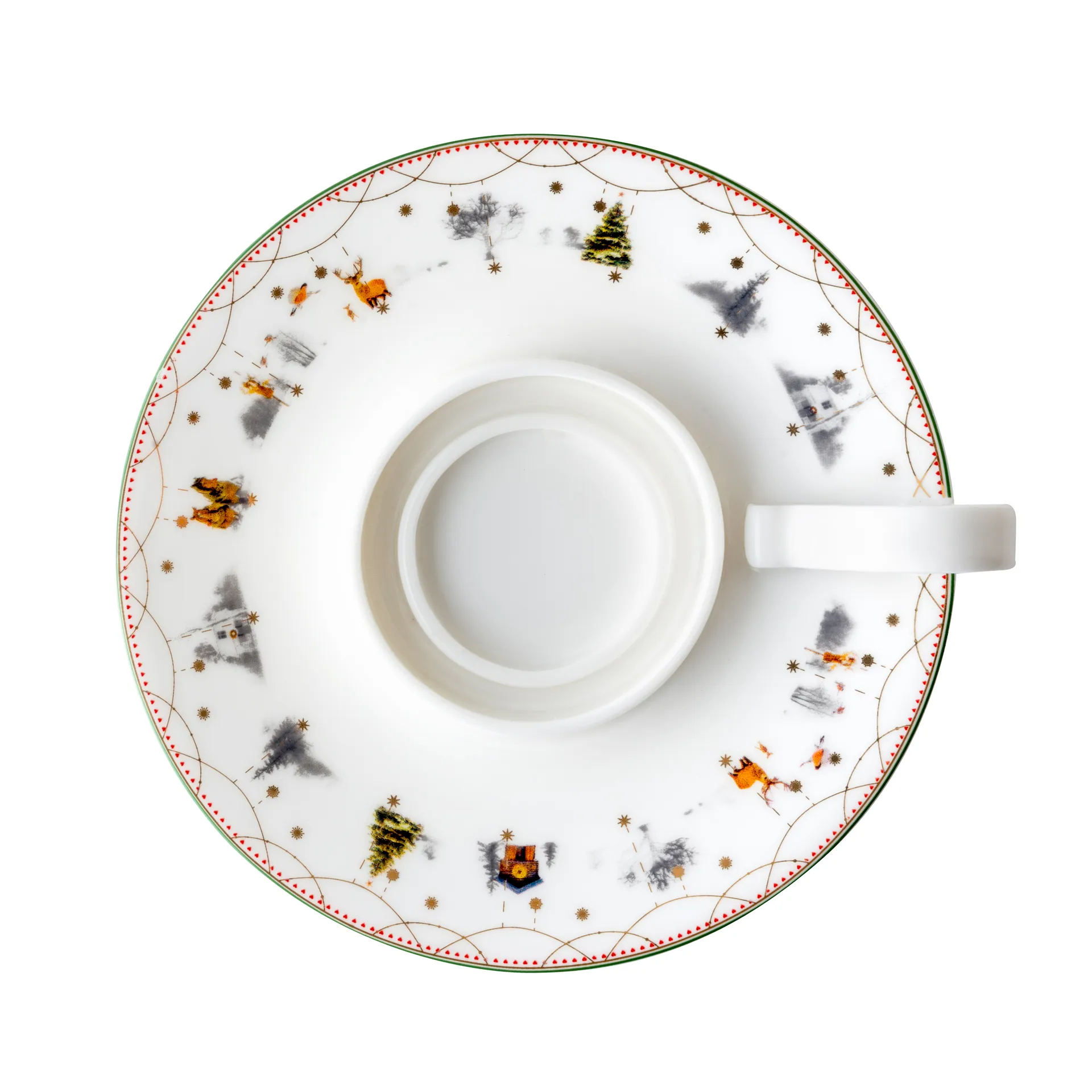 Candelabro Julemorgen Story, blanco Wik & Walsøe