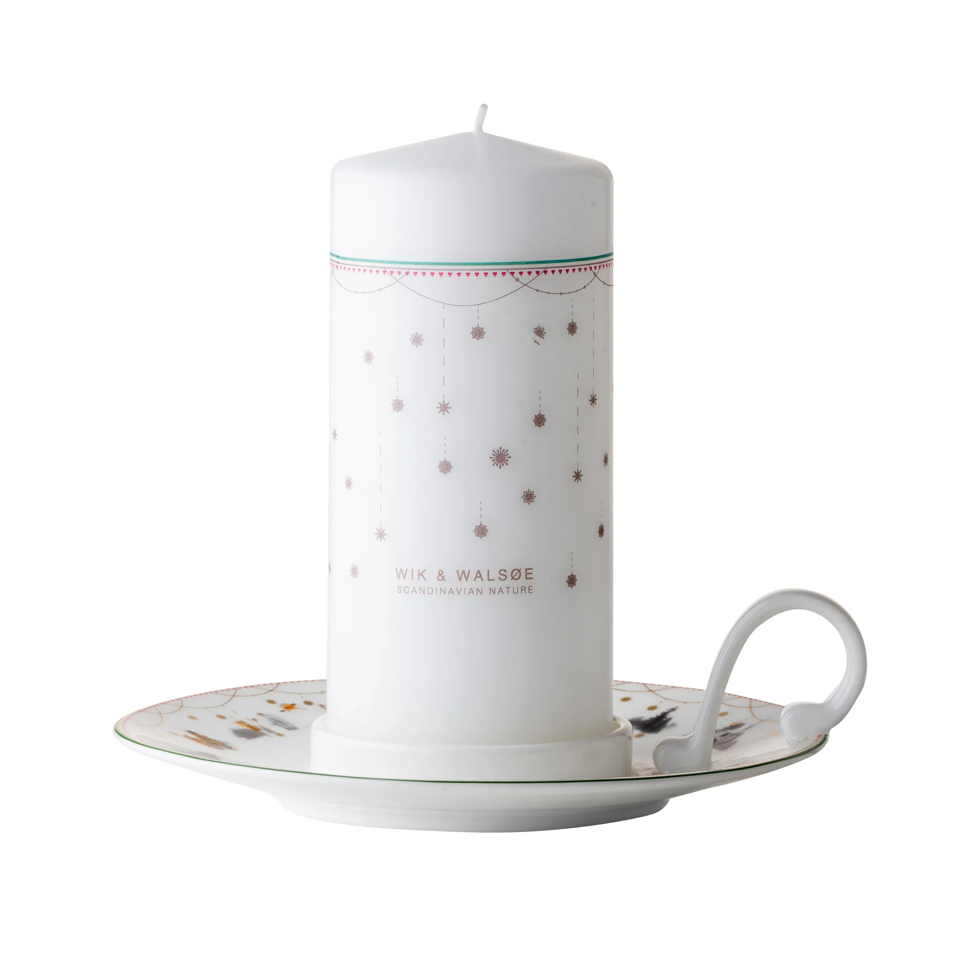 Candelabro Julemorgen Story, blanco Wik & Walsøe