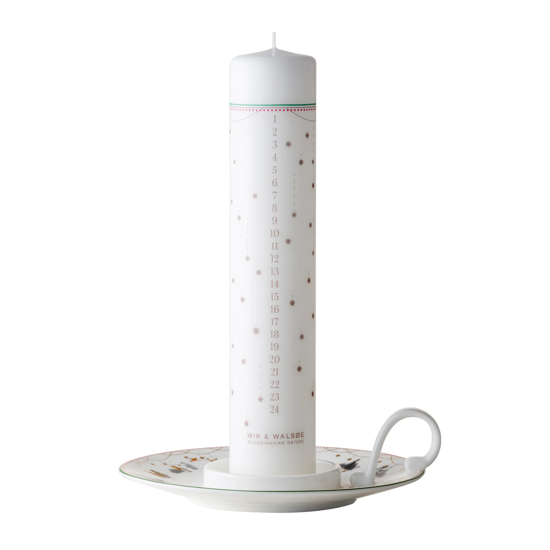 Candelabro Julemorgen Story, blanco Wik & Walsøe