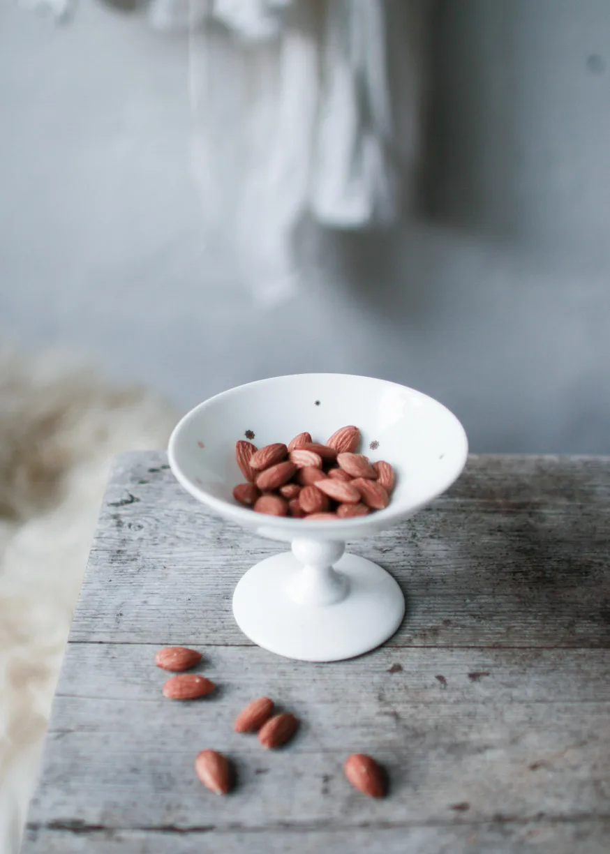 Cuenco con pie Stjernedryss Ø12 cm, Blanco Wik & Walsøe