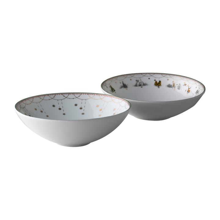 Cuenco pequeño Julemorgen Story & Girlander, 2 unidades - Ø12 cm
 - Wik & Walsøe