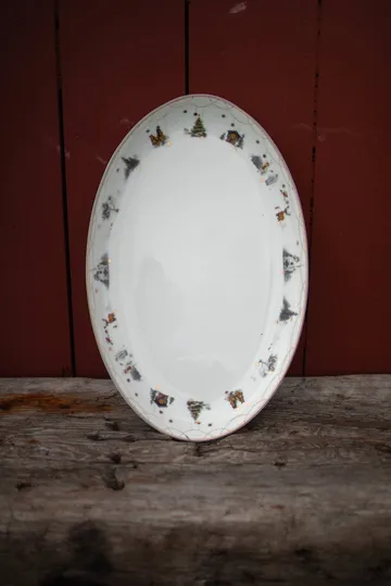 Fuente ovalada Julemorgen Story - 39 cm - Wik & Walsøe