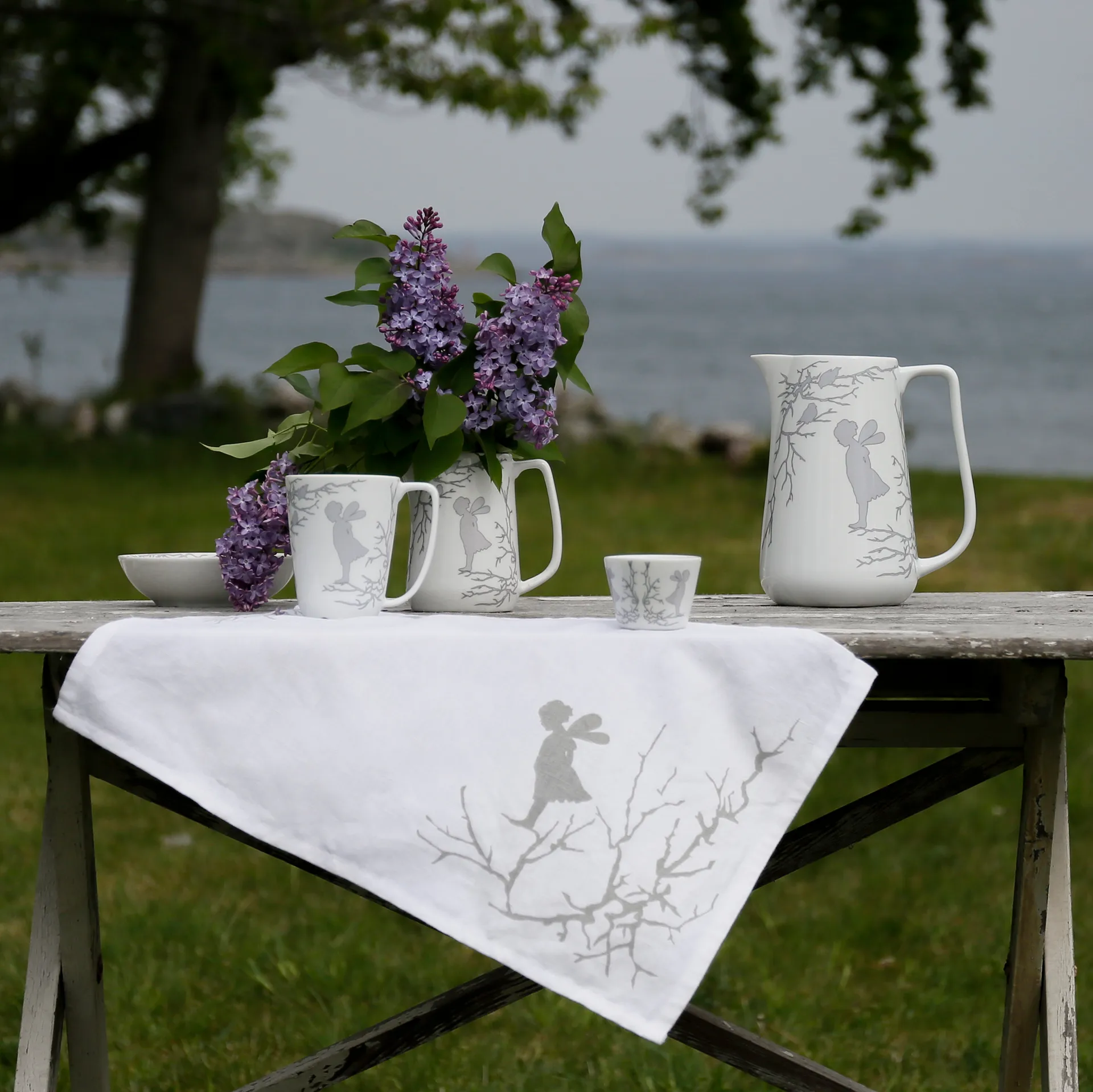 Mantel individual Alv 33x47 cm, blanco Wik & Walsøe